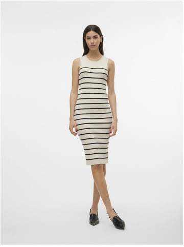 Vero Moda Sukienka dzianinowa w kolorze beżowym