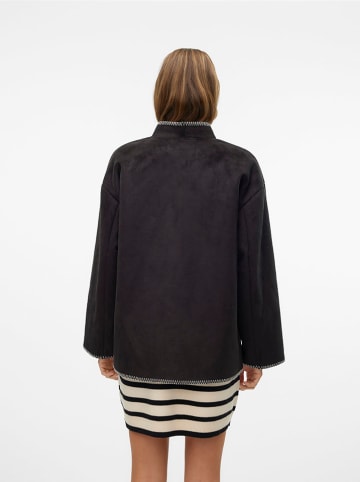 Vero Moda Kurtka "VMLIVA" w kolorze czarnym ze skóry syntetycznej