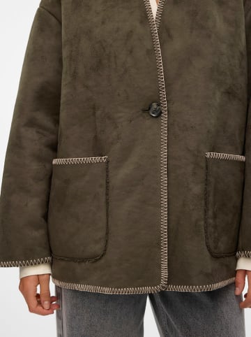 Vero Moda Kurtka "VMLIVA" w kolorze brązowym ze skóry syntetycznej