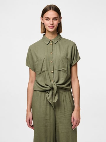 Pieces Bluzka "Pia" w kolorze khaki