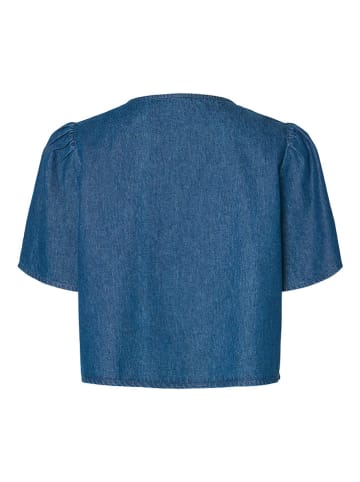 Pieces Top "Tenim" blauw