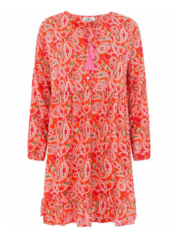 Zwillingsherz Jurk "Paisley Traum" rood