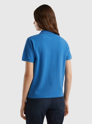 Benetton Koszulka polo w kolorze niebieskim