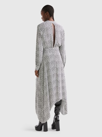 Benetton Sukienka w kolorze czarno-białym