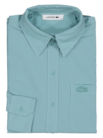 Lacoste Koszula w kolorze turkusowym