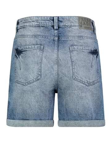 Fresh Made Jeans-Bermudas in Blau