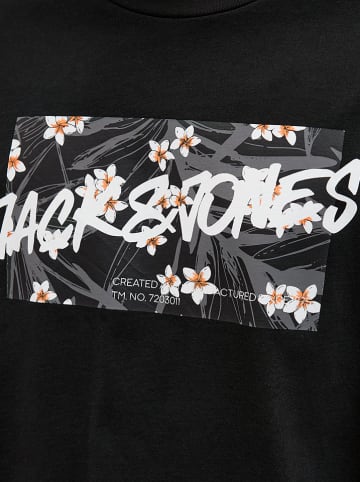 Jack & Jones Shirt "Hawaii" in Schwarz