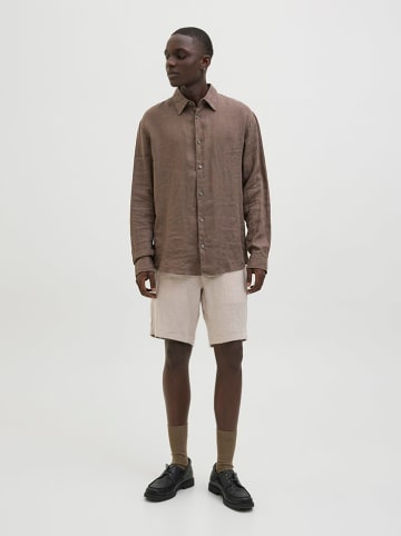 Jack & Jones Szorty w kolorze beżowym