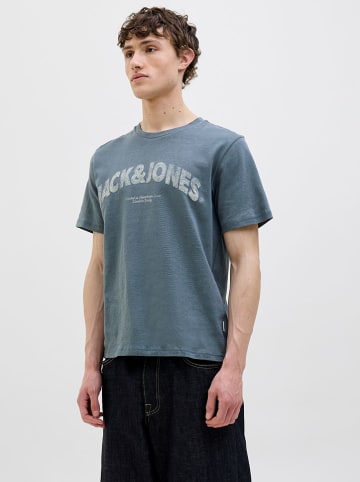 Jack & Jones Koszulka "Almeria" w kolorze niebieskim