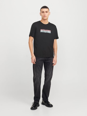Jack & Jones Koszulka "Cyber" w kolorze czarnym
