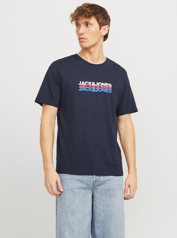 Jack & Jones Shirt "Cyber" donkerblauw