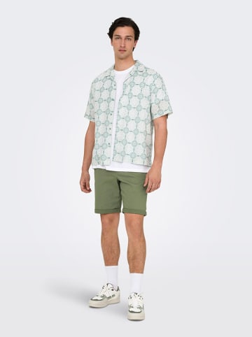 ONLY & SONS Szorty "Peter" w kolorze zielonym