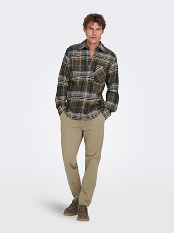ONLY & SONS Spodnie chino w kolorze beżowym