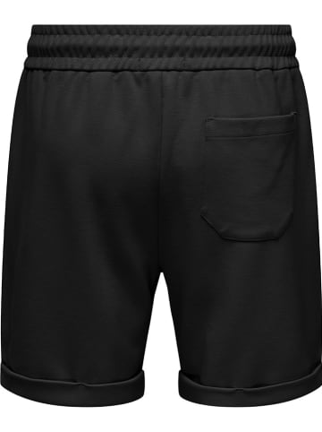 ONLY & SONS Szorty dresowe "Kodyl" w kolorze czarnym