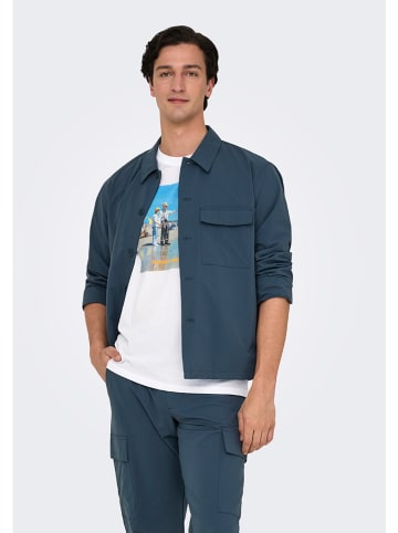 ONLY & SONS Koszulka "Max" w kolorze białym
