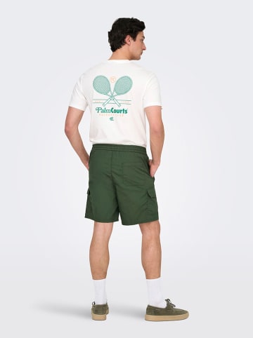 ONLY & SONS Szorty w kolorze zielonym