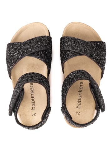 BABUNKERS Family Sandalen zwart