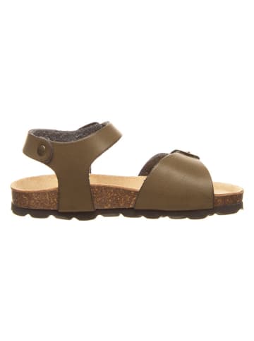 billowy Sandalen in Braun