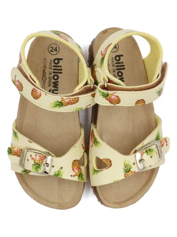 billowy Sandalen in Gelb