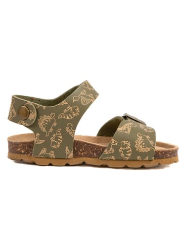 billowy Sandalen "Rosso" kaki