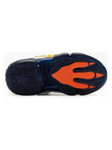 Bull Boys Sneakers "T-Rex Scarpa" wit/donkerblauw/geel