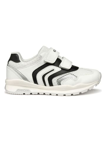 Geox Sneakersy "Pavel" w kolorze biało-czarnym