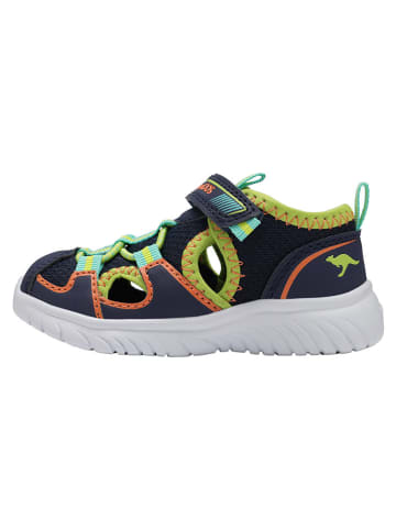Kangaroos Enkelsandalen donkerblauw/Grün