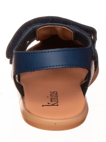 kmins Leren sandalen donkerblauw