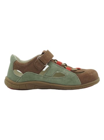 lamino Leder-Barfußschuhe in Grün