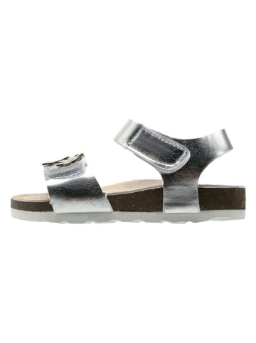 lamino Sandalen zilverkleurig