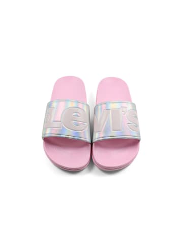 Levi´s Pantoletten in Rosa/ Silber