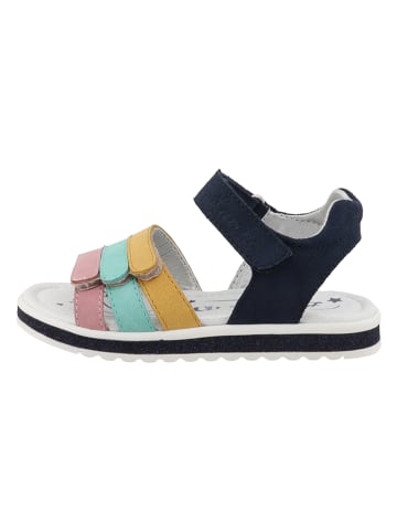 Lurchi Leder-Sandalen "Cimbaly" in Dunkelblau/ Bunt