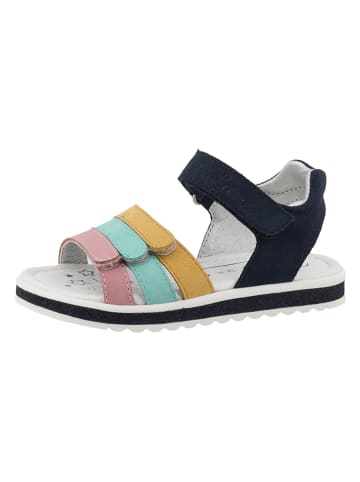 Lurchi Leren sandalen "Cimbaly" donkerblauw/meerkleurig