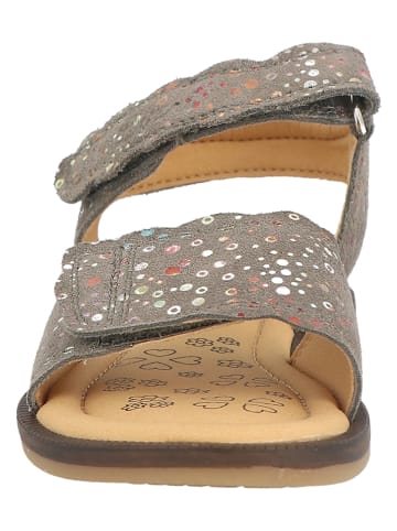 Lurchi Leder-Sandalen "Calta-S" in Grau/ Bunt