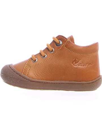 Naturino Skórzane buty "Cocoon" w kolorze jasnobrązowym do nauki chodzenia