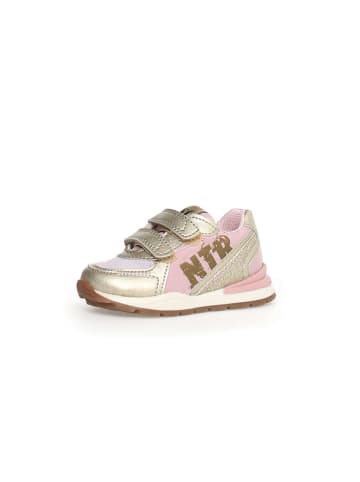 Naturino Leder-Sneaker ''Bley'' in Rosa/ Gold