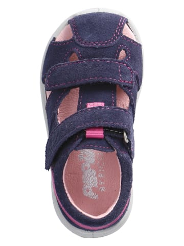 PEPINO Leder-Sandalen "Kansi" in Dunkelblau