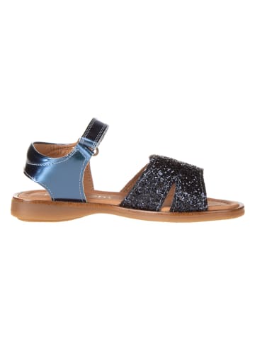POM POM Sandalen in Dunkelblau