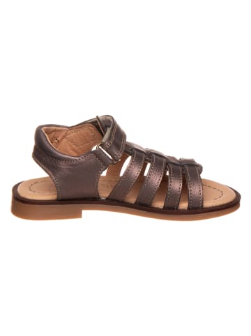 POM POM Leren sandalen bruin