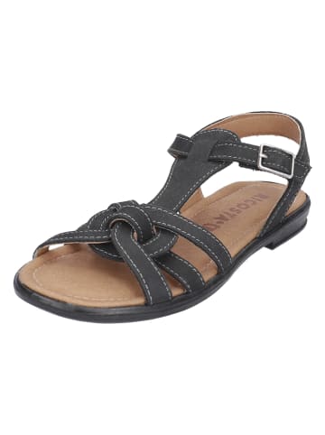 Ricosta Leren sandalen "Birte" zwart