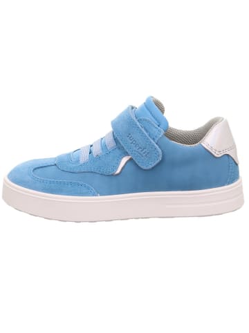 superfit Skórzane sneakersy "Stella" w kolorze błękitnym