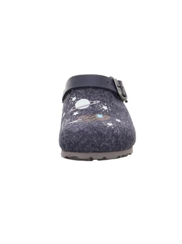 superfit Clogs "Fussbettpantoffel" donkerblauw