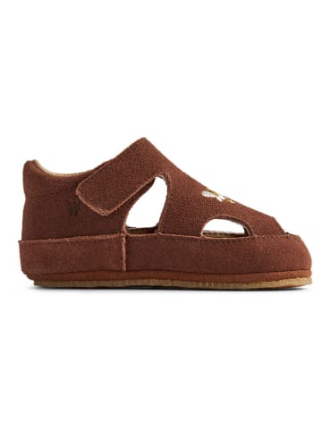 Wheat Leder-Halbsandalen in Braun