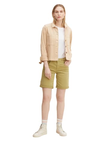 Tom Tailor Shorts in Oliv