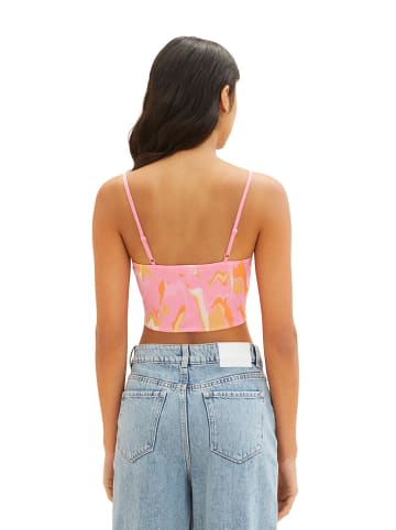 Tom Tailor Top in Pink/ Orange