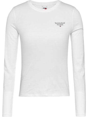 TOMMY JEANS Longsleeve in Weiß