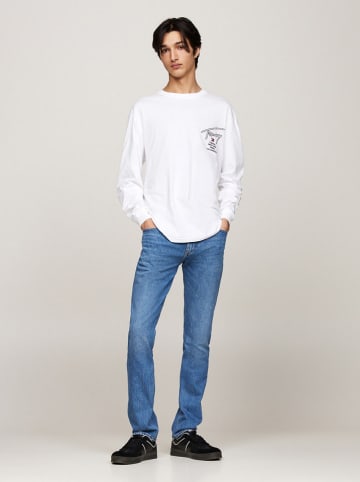TOMMY JEANS Longsleeve in Weiß