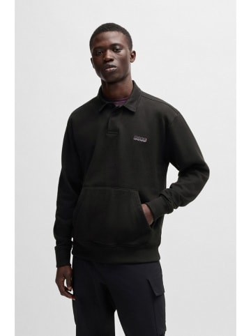 BOSS Orange Poloshirt in Schwarz