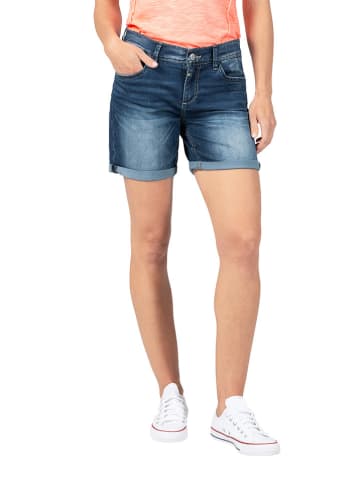 Timezone Spijkershort "Alexa" - regular fit - blauw