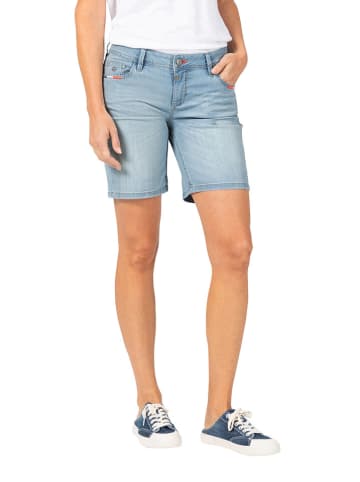 Timezone Spijkershort "Alexa" - regular fit - lichtblauw